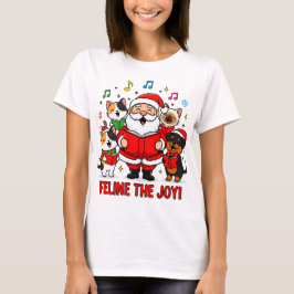 ¡FELINOS LA ALEGRÍA! Camiseta del Coro Peludo de S