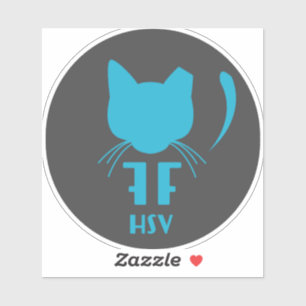 Felinos olvidados de Pegatinas de Huntsville Vinyl