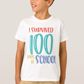feliz 100° día de camisetas escolares