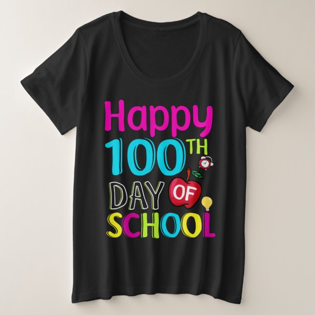 Feliz 100° día de clases (Anverso del diseño)