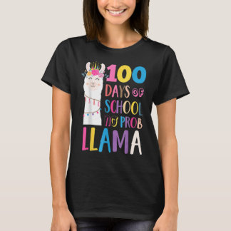 Feliz 100 Días De Colegio Sin Llama Camisa Problla
