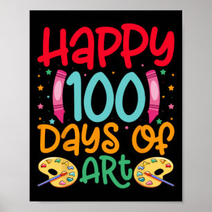 Feliz 100 Días De Profesores De Escuelas De Arte C
