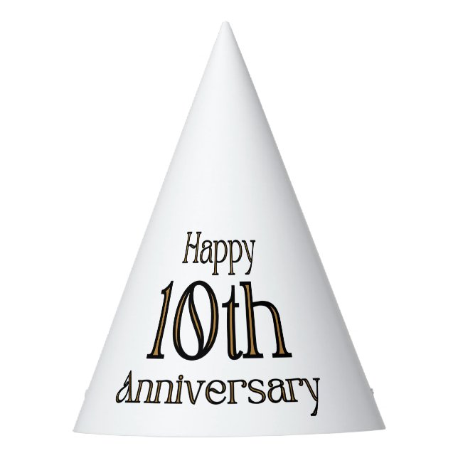 Feliz 10° aniversario Fiesta Gorra (Anverso)