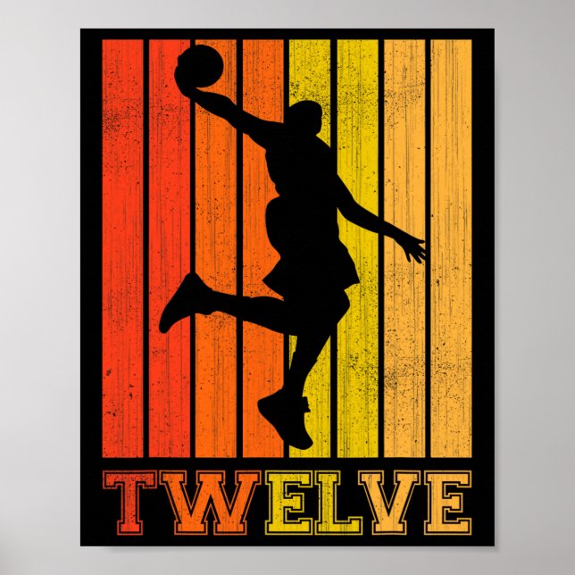 Feliz 12° cumpleaños de decoraciones para niños en (Frente)