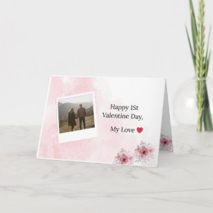 Feliz 1er Día de San Valentín Tarjeta de Felicitac