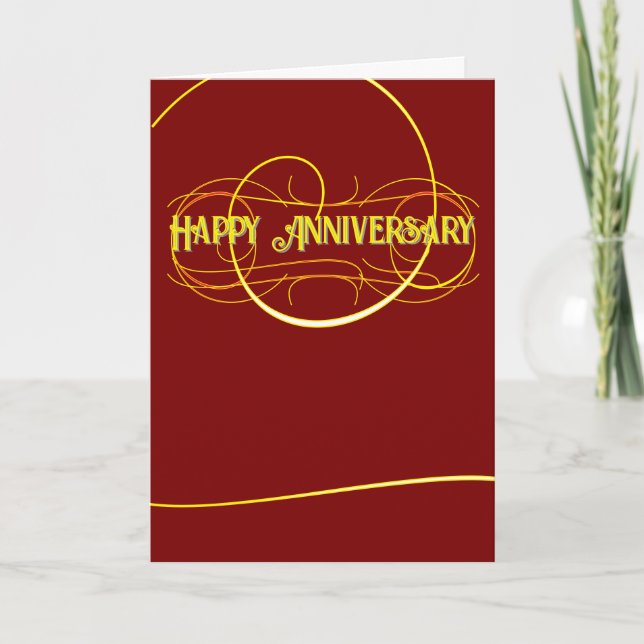 Feliz 20° aniversario tarjeta de felicitación dobl (Anverso)