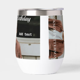 Feliz 20 cumpleaños foto simple añadir nombre fech