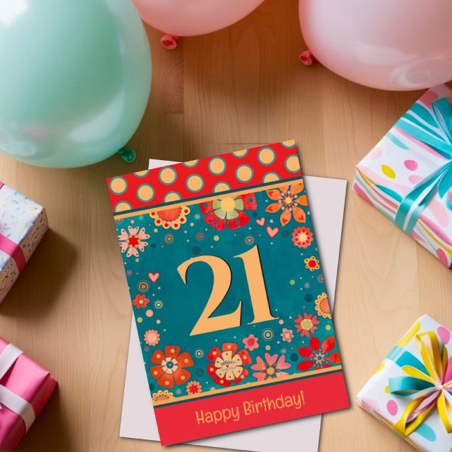 Feliz 21 cumpleaños tarjeta de inespiritualidad fl (Subido por el creador)