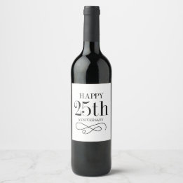 Feliz 25º aniversario de la etiqueta de vino