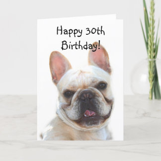 Feliz 30 aniversario de la tarjeta de felicitación
