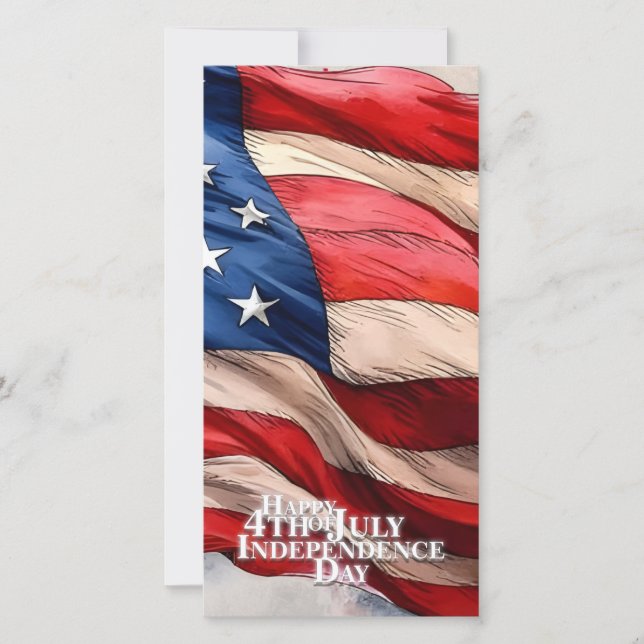 Feliz 4 de julio - Día de la Independencia (Anverso)