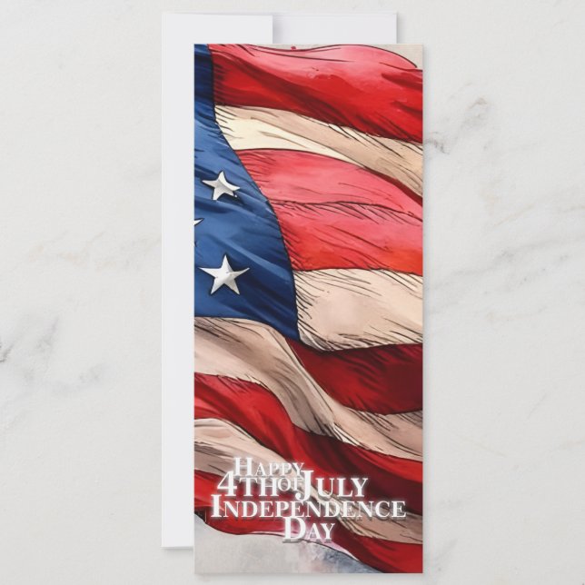 Feliz 4 de julio - Día de la Independencia (Anverso)