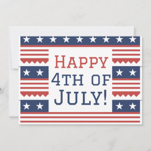 Feliz 4 de julio, fiesta del Día de la Independenc