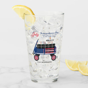 Feliz 4 de julio Independencia Cerveza soda Tea Gl
