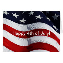 ¡Feliz 4 de julio! Personalizable de Bandera de Es