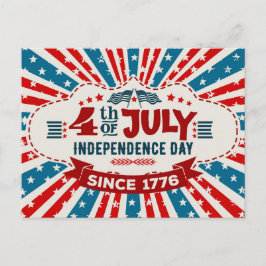 Feliz 4 de julio, postal