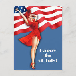 Feliz 4 de julio. Postales de diseño de anclaje de
