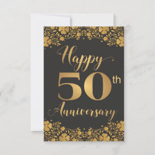 Feliz 50 Aniversario Bodas de Oro Jubileo