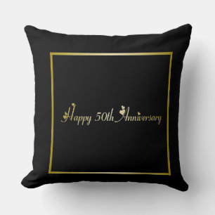 Feliz 50° Aniversario de la almohada del lanzamien
