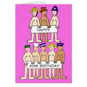 Feliz 50° cumpleaños Personalizado hombres humor