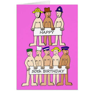 Feliz 50° cumpleaños Personalizado hombres humor