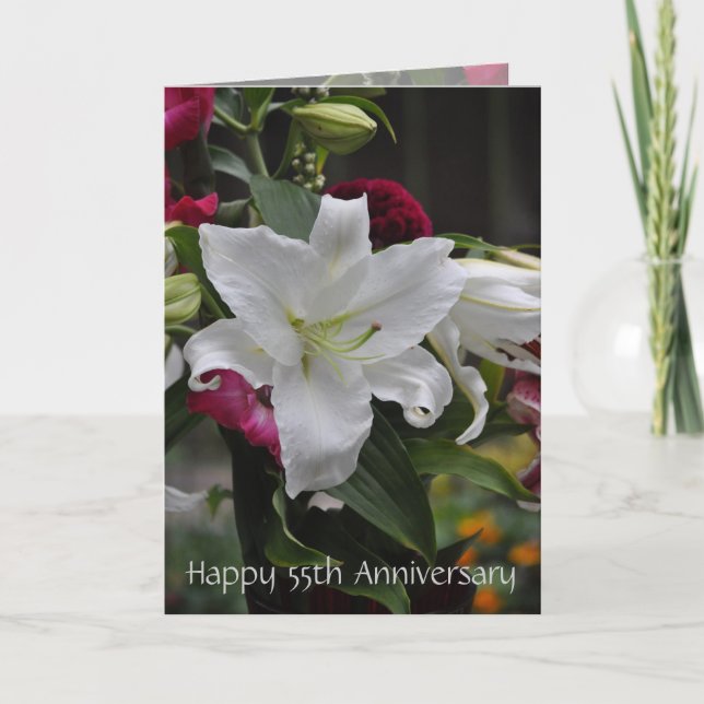 Feliz 55° aniversario, tarjeta de Janz (Anverso)