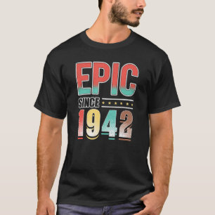 Feliz 80 aniversario épico desde 1942 Camisa 80 añ