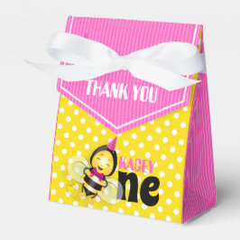Feliz Abeja 1er cumpleaños caja de favores para Ch
