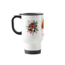 feliz acción de gracias, tazas de viaje