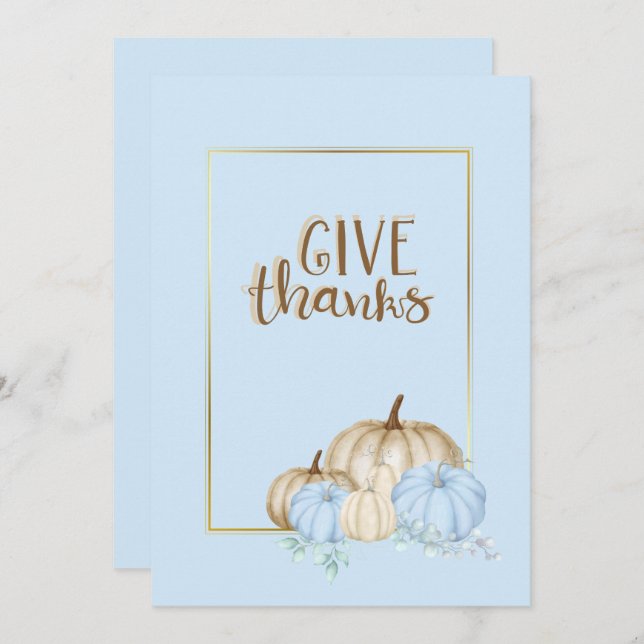 Feliz agradecimiento a la invitación (Anverso / Reverso)