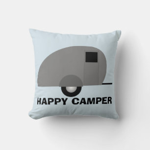 Feliz almohada de caracol, remolque de caravanas