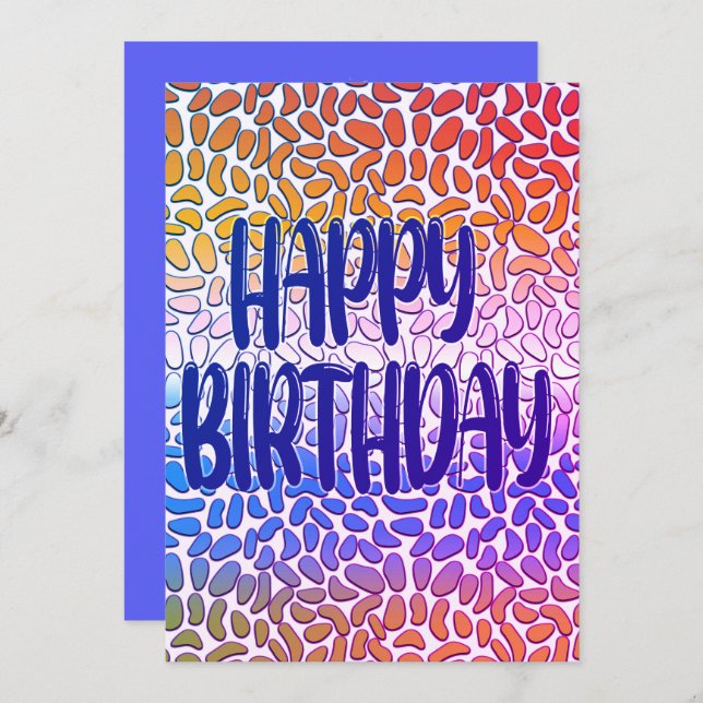 ¡Feliz amor de cumpleaños! (Anverso / Reverso)