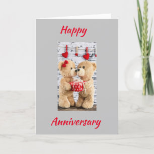 FELIZ "ANIVERSARIO" a **MI HONEYBEAR** Tarjeta