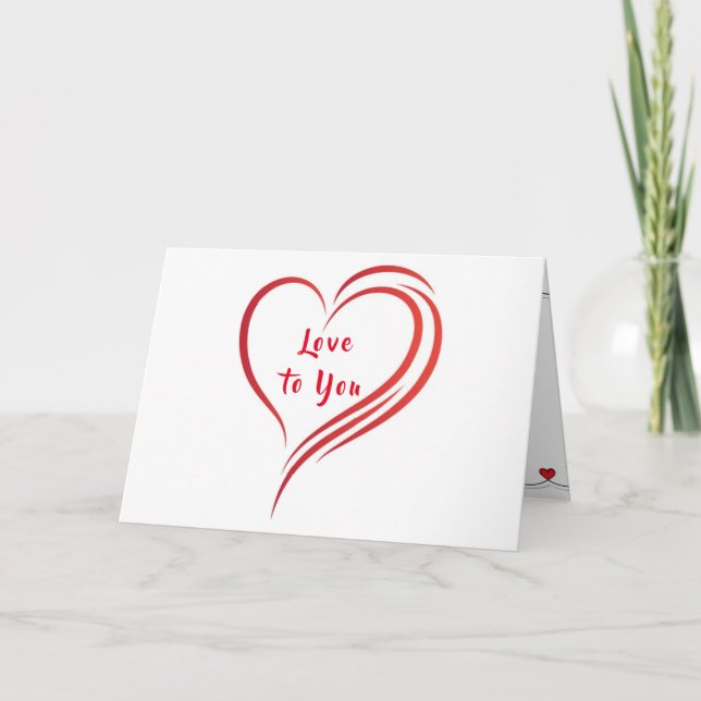 FELIZ "ANIVERSARIO" AL AMOR DE MI TARJETA DE VIDA (Anverso)