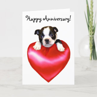 Feliz aniversario de la tarjeta de bienvenida de B