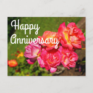 Feliz Aniversario Rosa Joseph’s Coat #1 Tarjeta Po