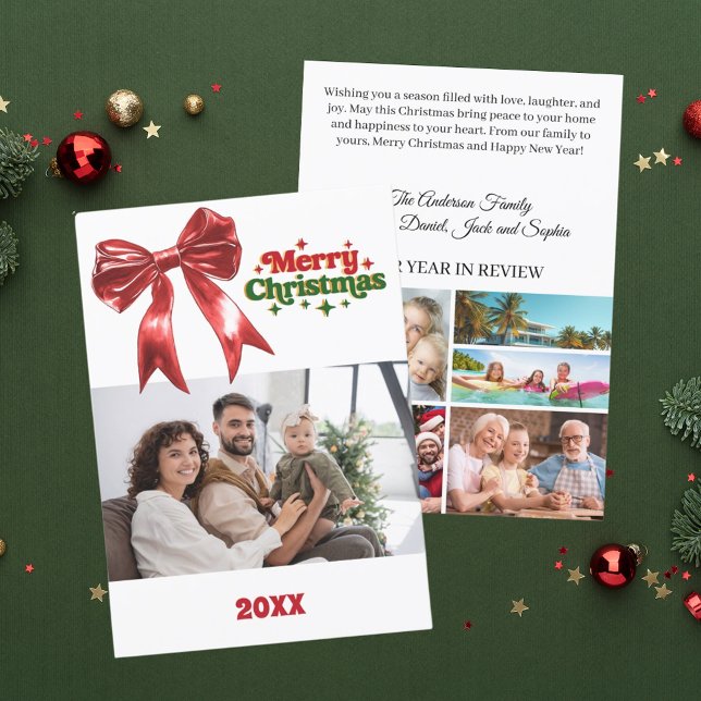 Feliz año de la foto del arco rojo en Navidad (Subido por el creador)