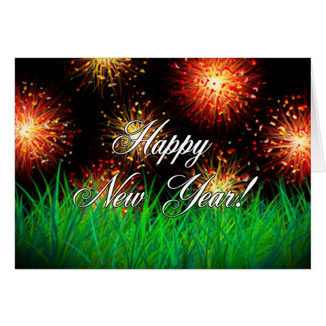 ¡Feliz Año Nuevo! (Anverso (Horizontal))