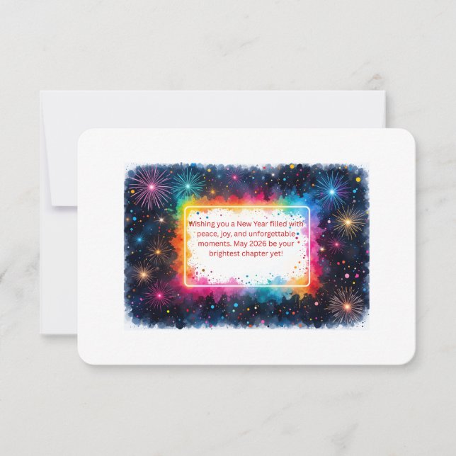 Feliz año nuevo (Anverso)