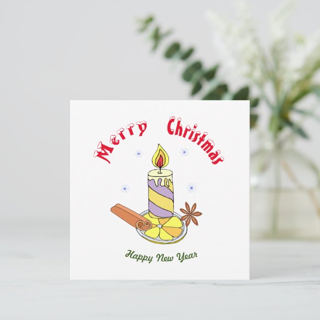 Feliz Año Nuevo (Anverso de pie)