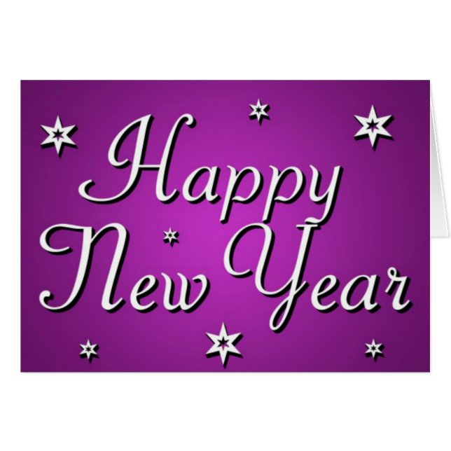 Feliz Año Nuevo (Anverso (Horizontal))