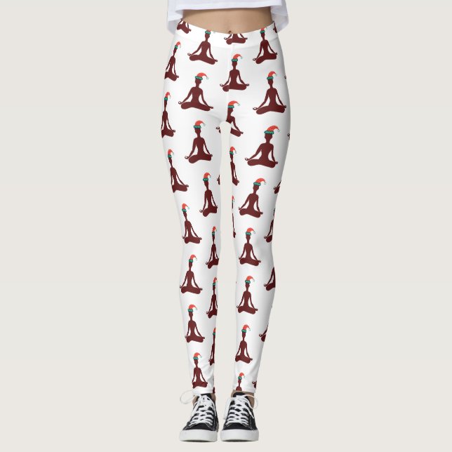 Feliz Año Nuevo 2018 Leggings de yoga (Anverso)