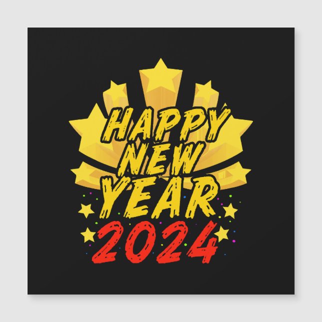 Feliz Año Nuevo 2024 (Anverso)