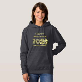 Feliz Año Nuevo 2024 Sudadera con Capucha