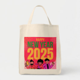 Feliz Año Nuevo 2025 Bolsa de la compra
