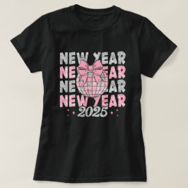 Feliz Año Nuevo 2025 | Camiseta de Año Nuevo Disco
