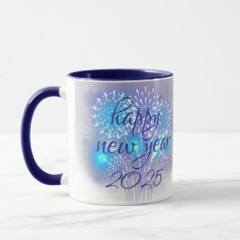 feliz año nuevo 2025 taza de café