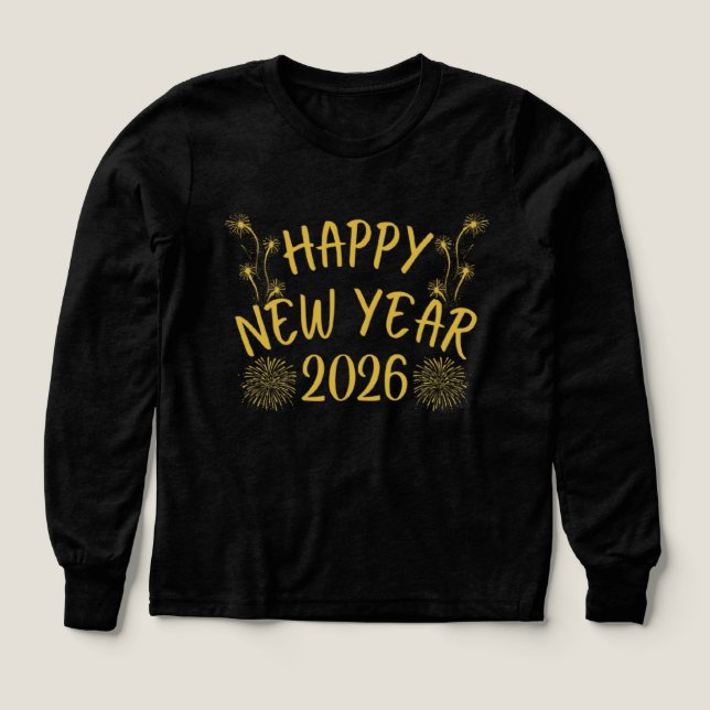 Feliz Año Nuevo 2026 (Diseño frontal)