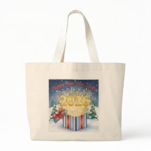 Feliz Año Nuevo 2026 Bolsa de mano – Fuegos artifi