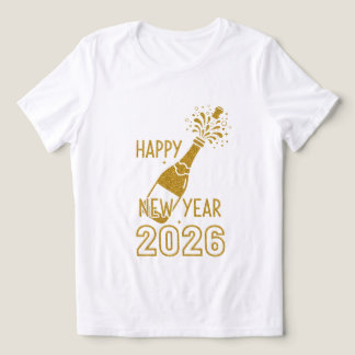 Feliz Año Nuevo 2026 Sudaderas con Brillo para Muj